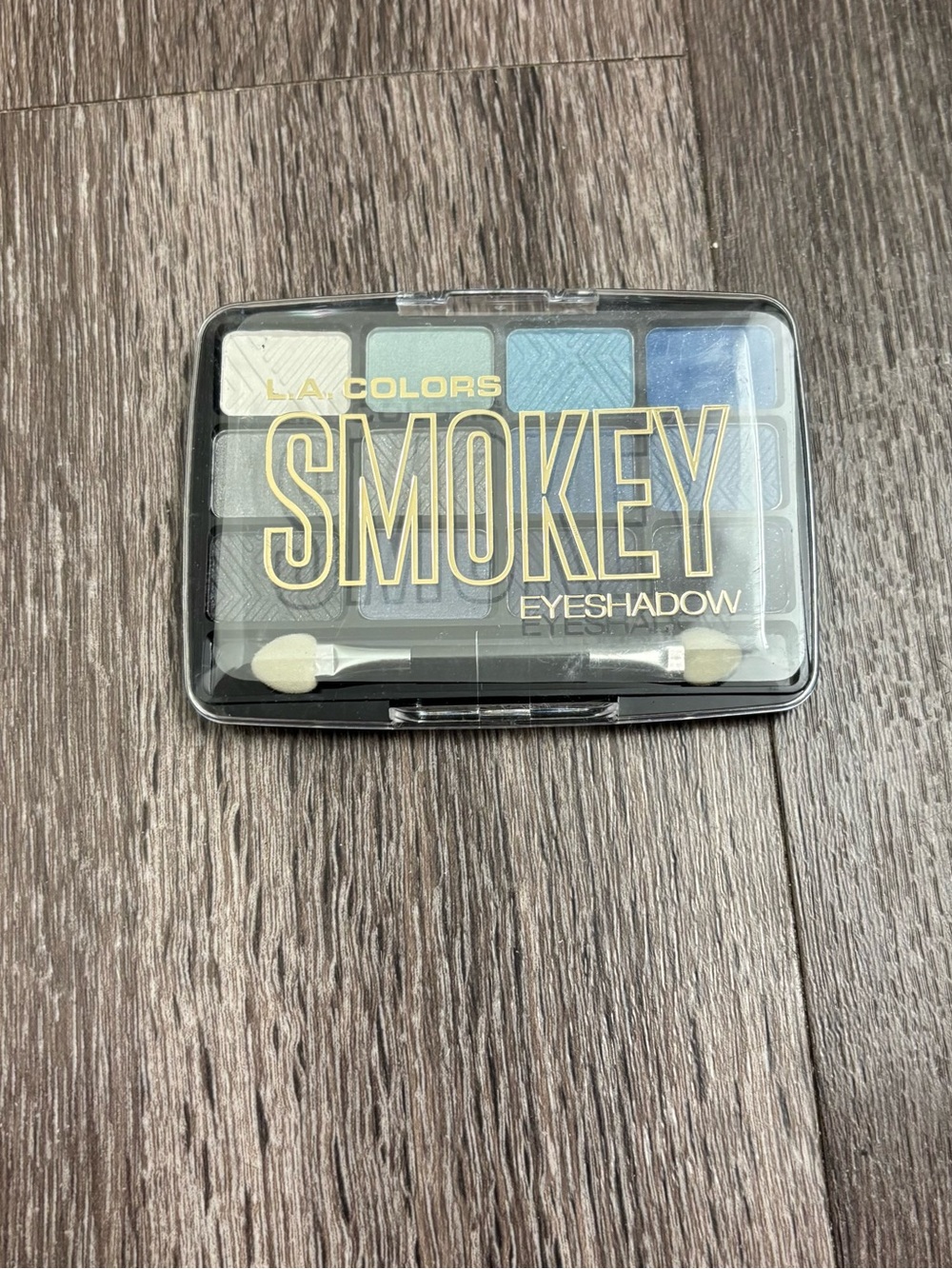 L.A. Colors Smokey Eyeshadow Palette - Blue & Gray Tones